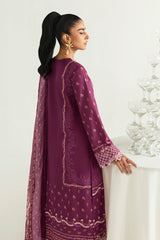 PQ-01 Miya | 3Pc Unstitched Lawn Suit Digital Printed Q Prints By Qalamakar