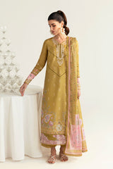 PQ-05 Sian | 3Pc Unstitched Lawn Suit Digital Printed Q Prints By Qalamakar