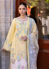 3-PC Unstitched Embroidered Lawn Bloom By Saira Shakira | LOTUS REVERIE 4-A
