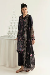 PQ-03 Rida | 3Pc Unstitched Lawn Suit Digital Printed Q Prints By Qalamakar