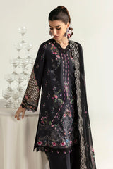PQ-03 Rida | 3Pc Unstitched Lawn Suit Digital Printed Q Prints By Qalamakar