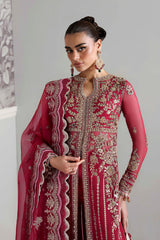 3-PC Organza Embroidered Hand Embolished By Akbar Aslam | Yeloria