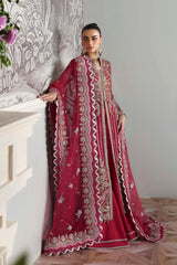3-PC Organza Embroidered Hand Embolished By Akbar Aslam | Yeloria