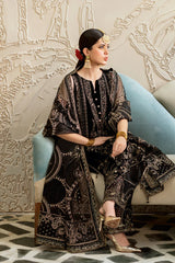 V-603 | 3Pc Unstitched Suit Winter Embroidered Premium Velvet By Ramsha