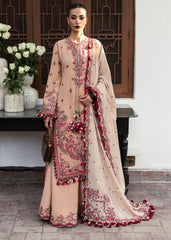 Lali | 3Pc Unstitched Suit Winter Embroidered Karandi AW 24 By Hussain Rehar