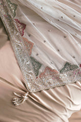 Sequins Embroidered Net Unstitched Lehenga CHASHNI By Zarif