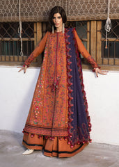 Kamal | 3Pc Unstitched Suit Winter Embroidered Karandi AW 24 By Hussain Rehar