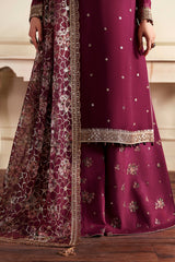 3Pc Sharara Suit – Sequins Embroidered Chiffon Unstitched ARASH By Zarif