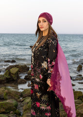 Unstitched 3-PC Printed Lawn With Silk Dupatta By Crimson | D4 B