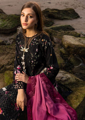 Unstitched 3-PC Printed Lawn With Silk Dupatta By Crimson | D4 B