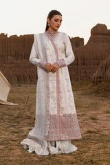 3-PC Unstitched Premium Embroidered Lawn By Rang Rasiya | Haya