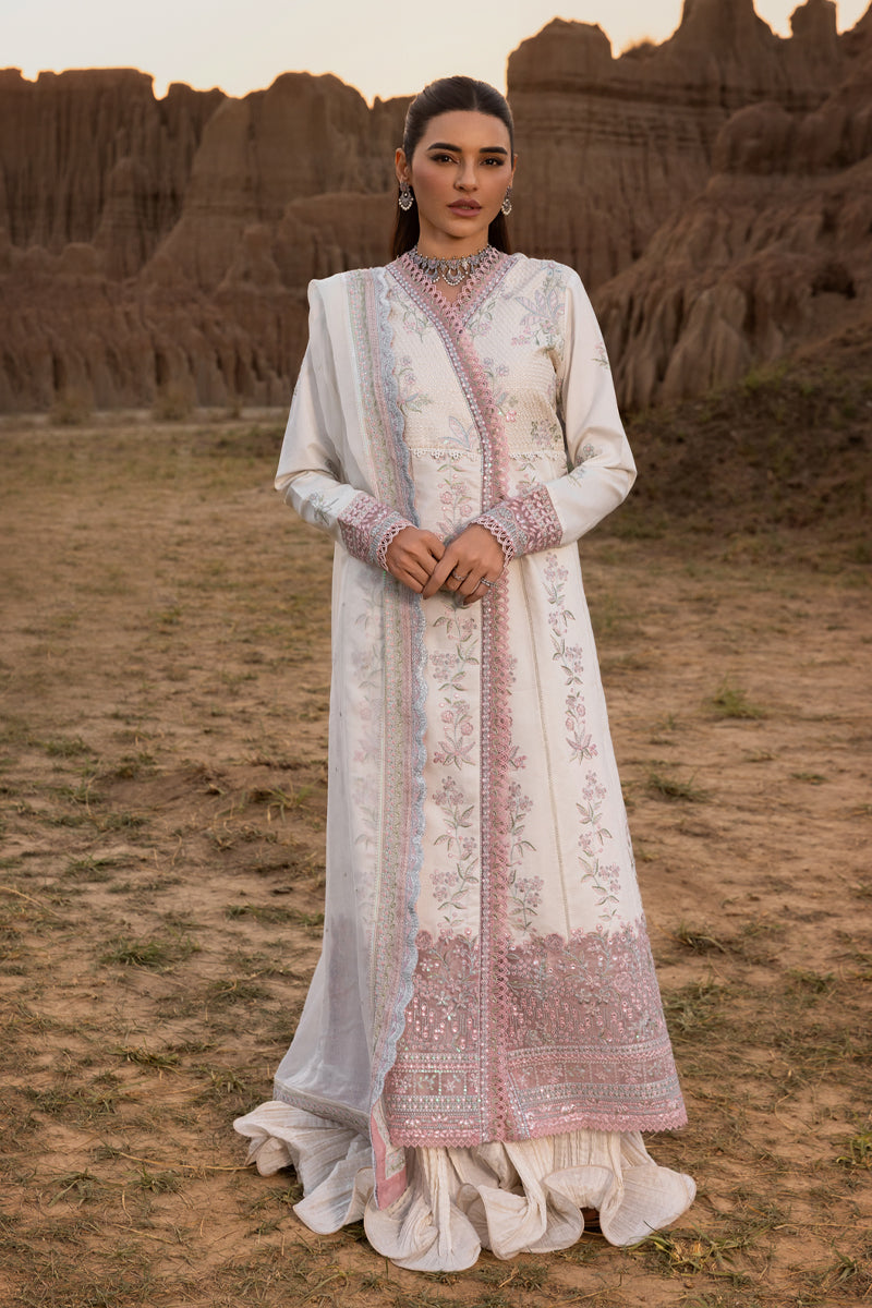 3-PC Unstitched Premium Embroidered Lawn By Rang Rasiya | Haya