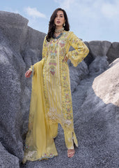 Unstitched 3-PC Luxury Lawn Silk Dupatta By Saira Shakira | DILARA-B