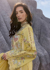 Unstitched 3-PC Luxury Lawn Silk Dupatta By Saira Shakira | DILARA-B