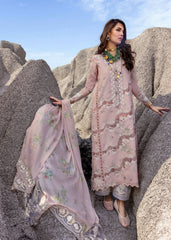 Unstitched 3-PC Luxury Lawn Silk Dupatta By Saira Shakira | SERENA-B