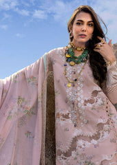 Unstitched 3-PC Luxury Lawn Silk Dupatta By Saira Shakira | SERENA-B