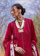 Unstitched 3-PC Luxury Lawn Silk Dupatta By Saira Shakira | SHAMS-A