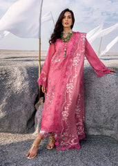 Unstitched 3-PC Luxury Lawn Silk Dupatta By Saira Shakira | SAMARA-B