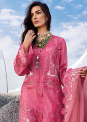 Unstitched 3-PC Luxury Lawn Silk Dupatta By Saira Shakira | SAMARA-B