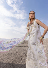 Unstitched 3-PC Luxury Lawn Silk Dupatta By Saira Shakira | CECIL-B