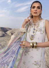 Unstitched 3-PC Luxury Lawn Silk Dupatta By Saira Shakira | CECIL-B