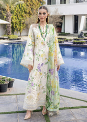 3-PC Unstitched Embroidered Lawn Flow By Crimson | D4A