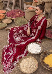 3-PC Unstitched Embroidered Luxury Lawn By Crimson | D6 A