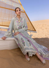 Unstitched 3-PC Printed Lawn With Silk Dupatta By Crimson | D2 A