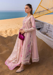 Unstitched 3-PC Printed Lawn With Silk Dupatta By Crimson | D2 B