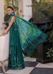 3-PC Unstitched Embroidered Lawn Flow By Crimson | D3B