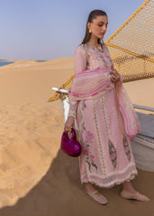 Unstitched 3-PC Printed Lawn With Silk Dupatta By Crimson | D2 B