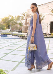 3-PC Unstitched Embroidered Lawn Flow By Crimson | D1B
