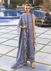 3-PC Unstitched Embroidered Lawn Flow By Crimson | D1B