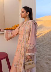 Unstitched 3-PC Printed Lawn With Silk Dupatta By Crimson | D8 A