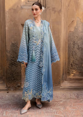 3-PC Unstitched Embroidered Lawn Flow By Crimson | D8A