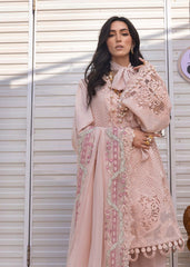 Unstitched 3-PC Luxury Lawn Silk Dupatta By Saira Shakira | LEYLA-A