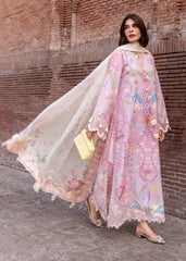 3-PC Unstitched Embroidered Lawn Flow By Crimson | D6A