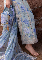 Unstitched 3-PC Printed Lawn With Silk Dupatta By Crimson | D3 B
