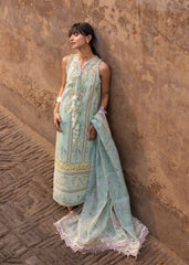 3-PC Unstitched Embroidered Lawn Flow By Crimson | D9B
