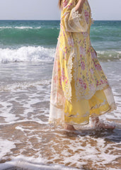 Unstitched 3-PC Printed Lawn With Silk Dupatta By Crimson | D3 A