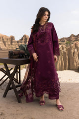 3-PC Unstitched Premium Embroidered Lawn By Rang Rasiya | AMYRA