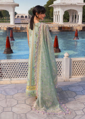 3-PC Unstitched Embroidered Lawn Flow By Crimson | D9B