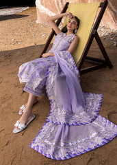 Unstitched 3-PC Printed Lawn With Silk Dupatta By Crimson | D7 A
