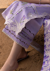 Unstitched 3-PC Printed Lawn With Silk Dupatta By Crimson | D7 A