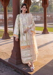 3-PC Unstitched Embroidered Lawn Flow By Crimson | D9A