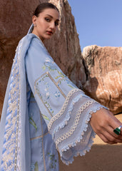 Unstitched 3-PC Printed Lawn With Silk Dupatta By Crimson | D7 B