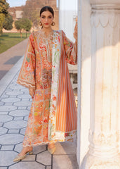 3-PC Unstitched Embroidered Lawn Flow By Crimson | D2A