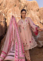 Unstitched 3-PC Printed Lawn With Silk Dupatta By Crimson | D6 B