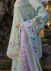 Unstitched 3-PC Printed Lawn With Silk Dupatta By Crimson | D6 A