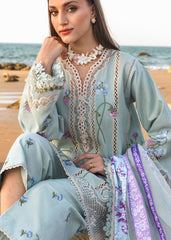 Unstitched 3-PC Printed Lawn With Silk Dupatta By Crimson | D6 A